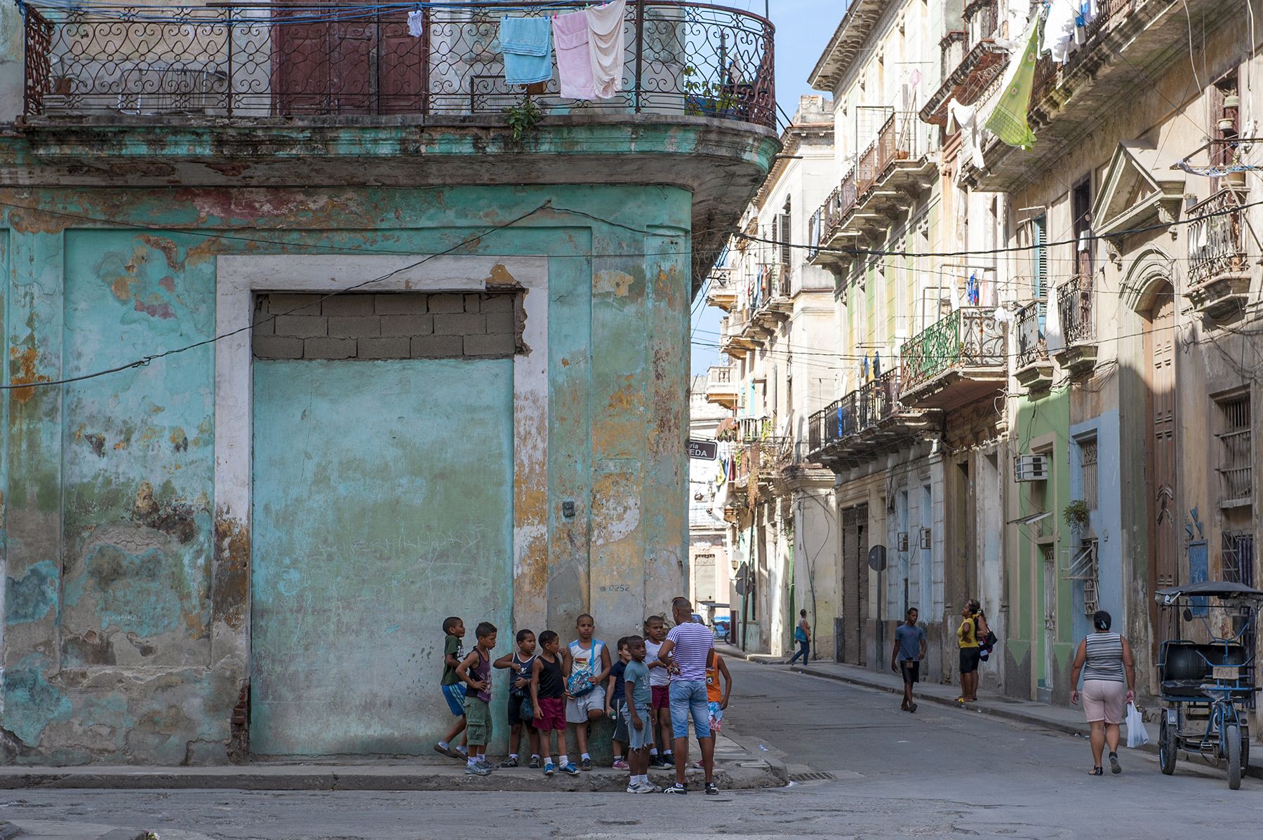 Strassenszene, Havanna, Kuba